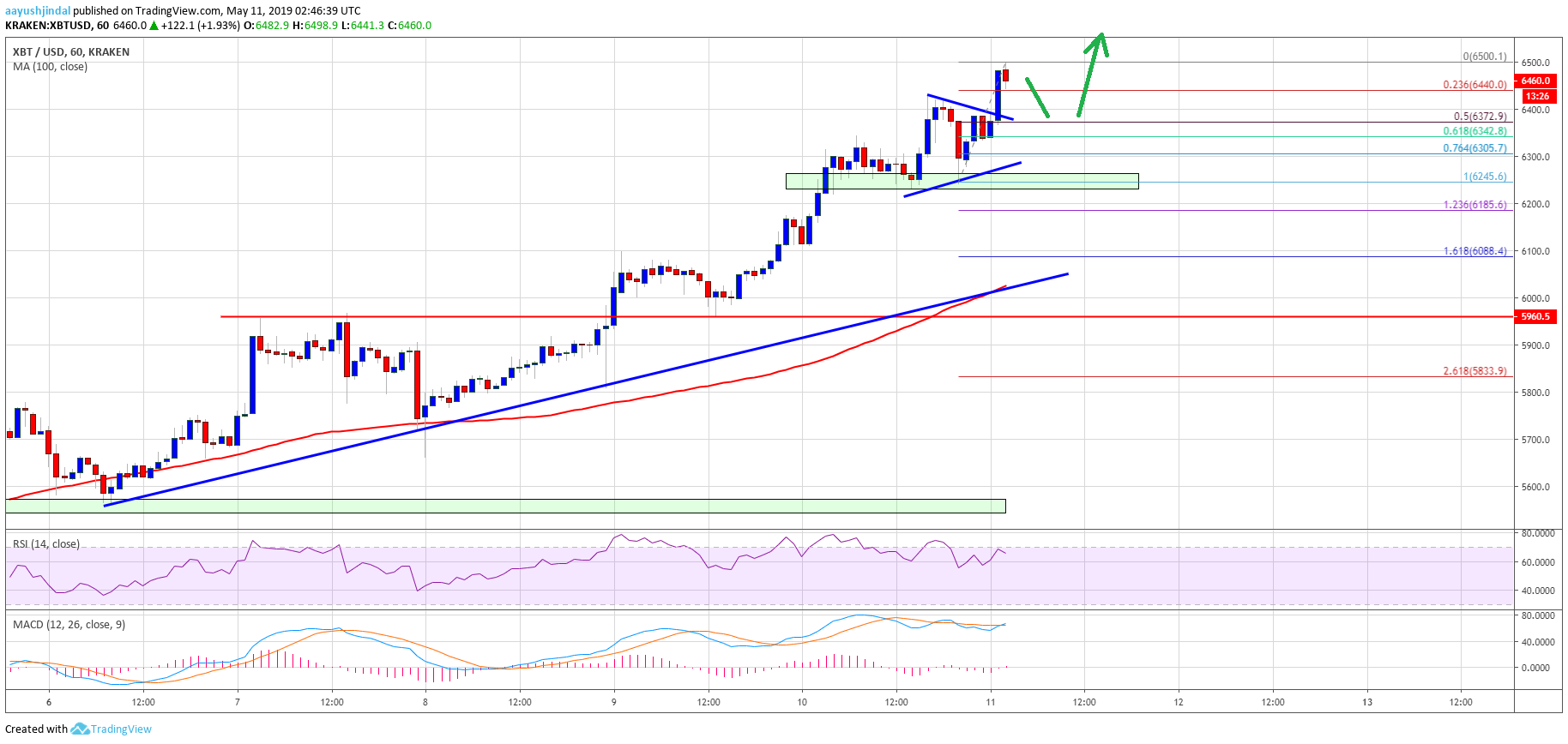 Bitcoin Price Analysis BTC Chart