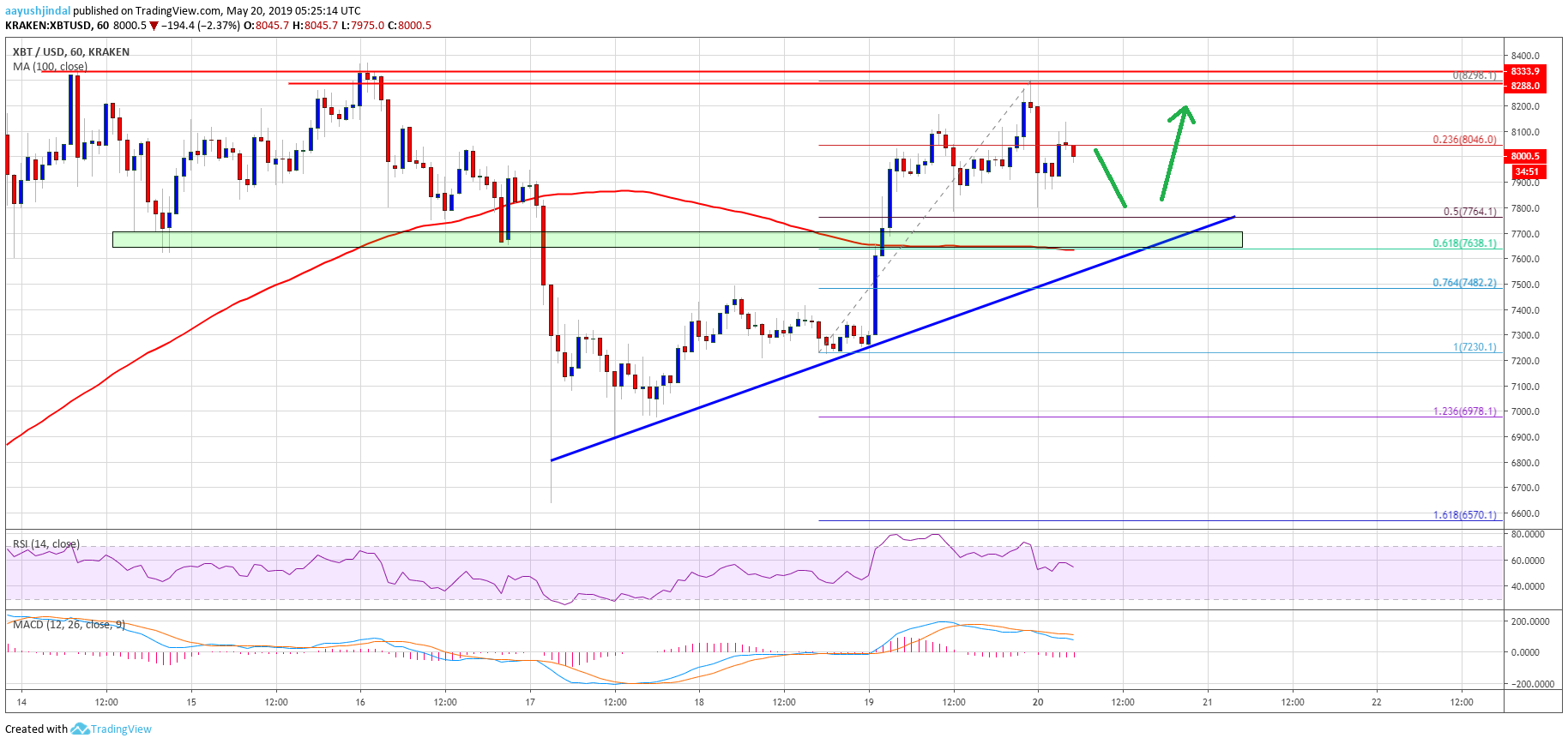 Bitcoin Price Analysis BTC Chart