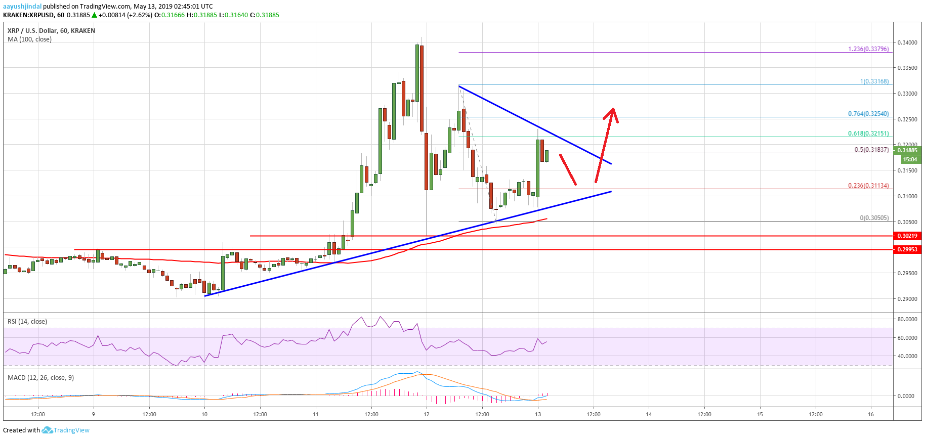 XRP Chart of Ripple Price Analysis