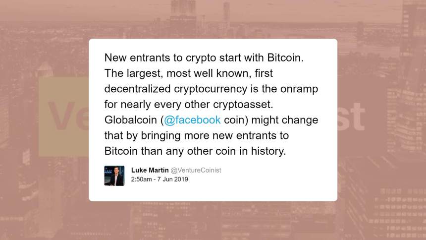 Crypto investor argues Facebook entry could benefit bitcoin