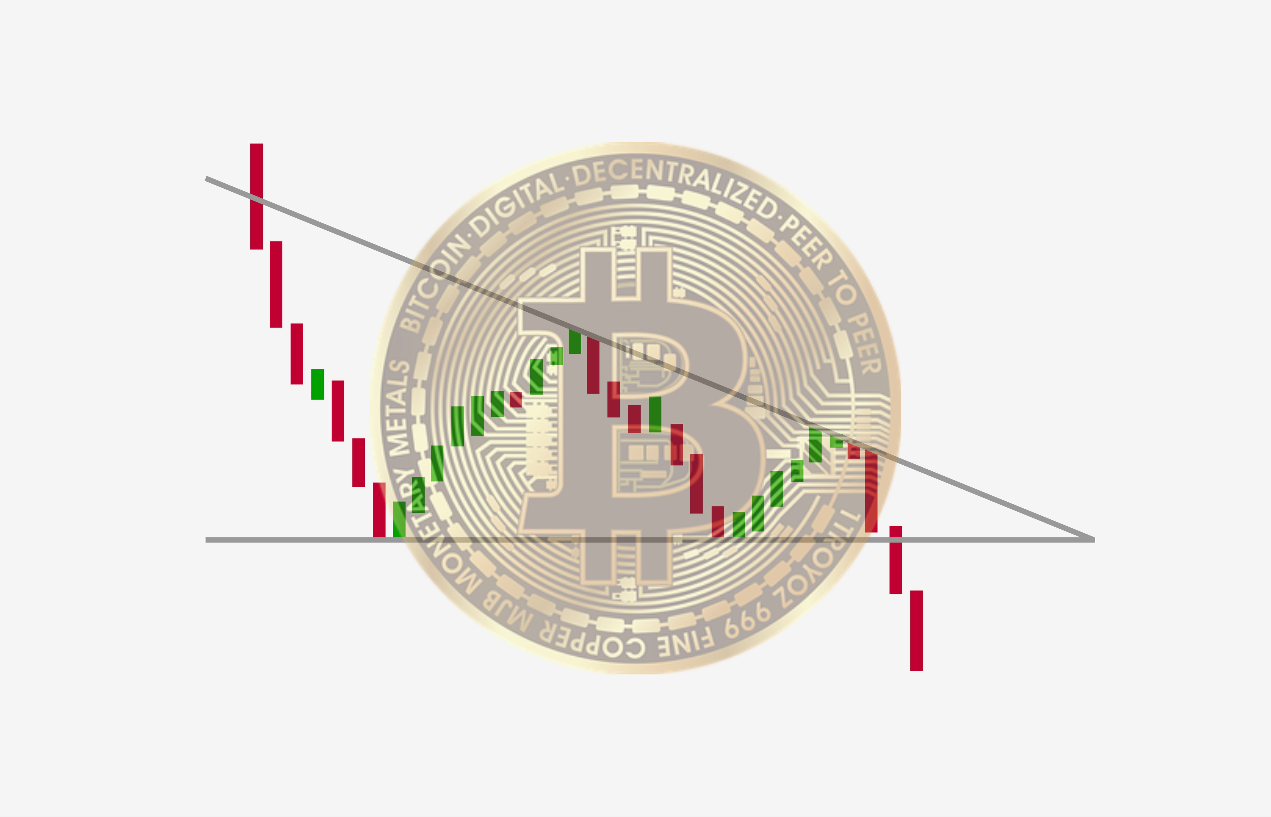Bitcoin Price Forming Descending Triangle, Market Showing Consumption of Demand