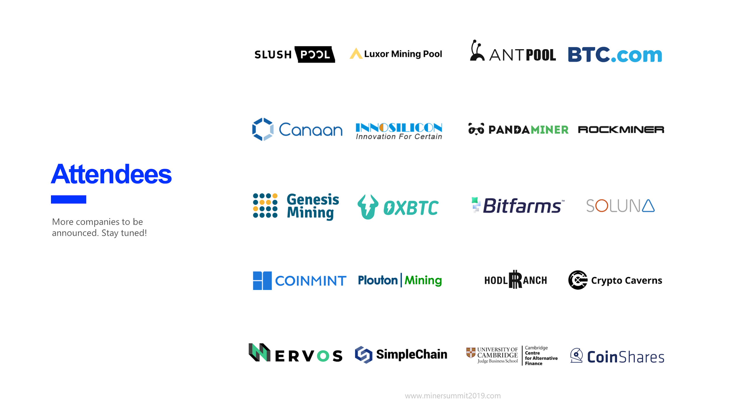 miner summit, minersummit