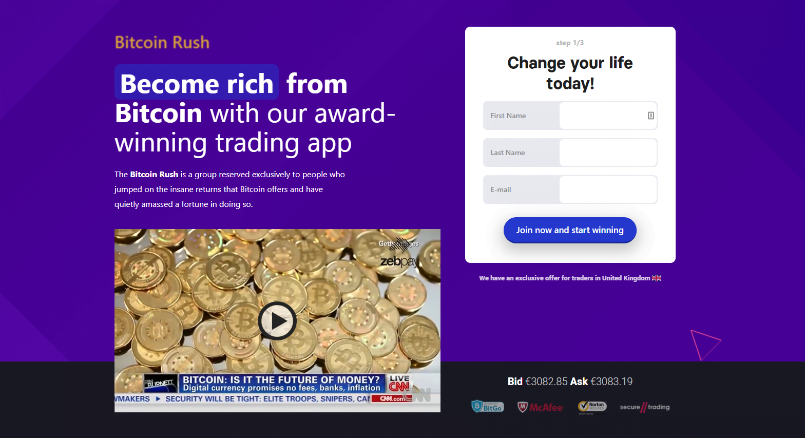 Bitcoin Rush truffa? Opinioni - recensione - alternative online!