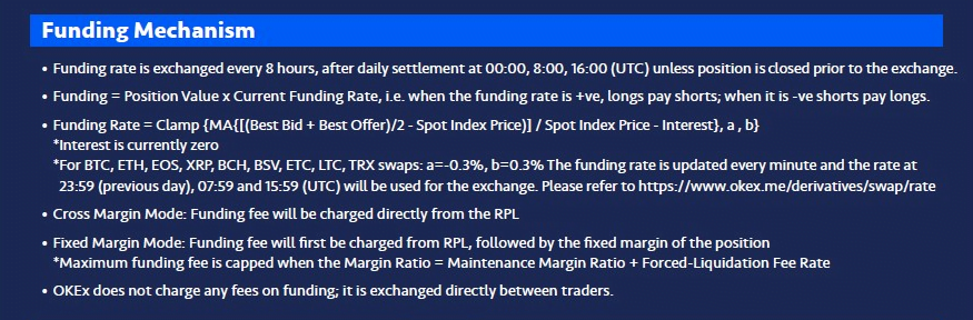 USDT, OKEx, Perpetual Swap, TMMR