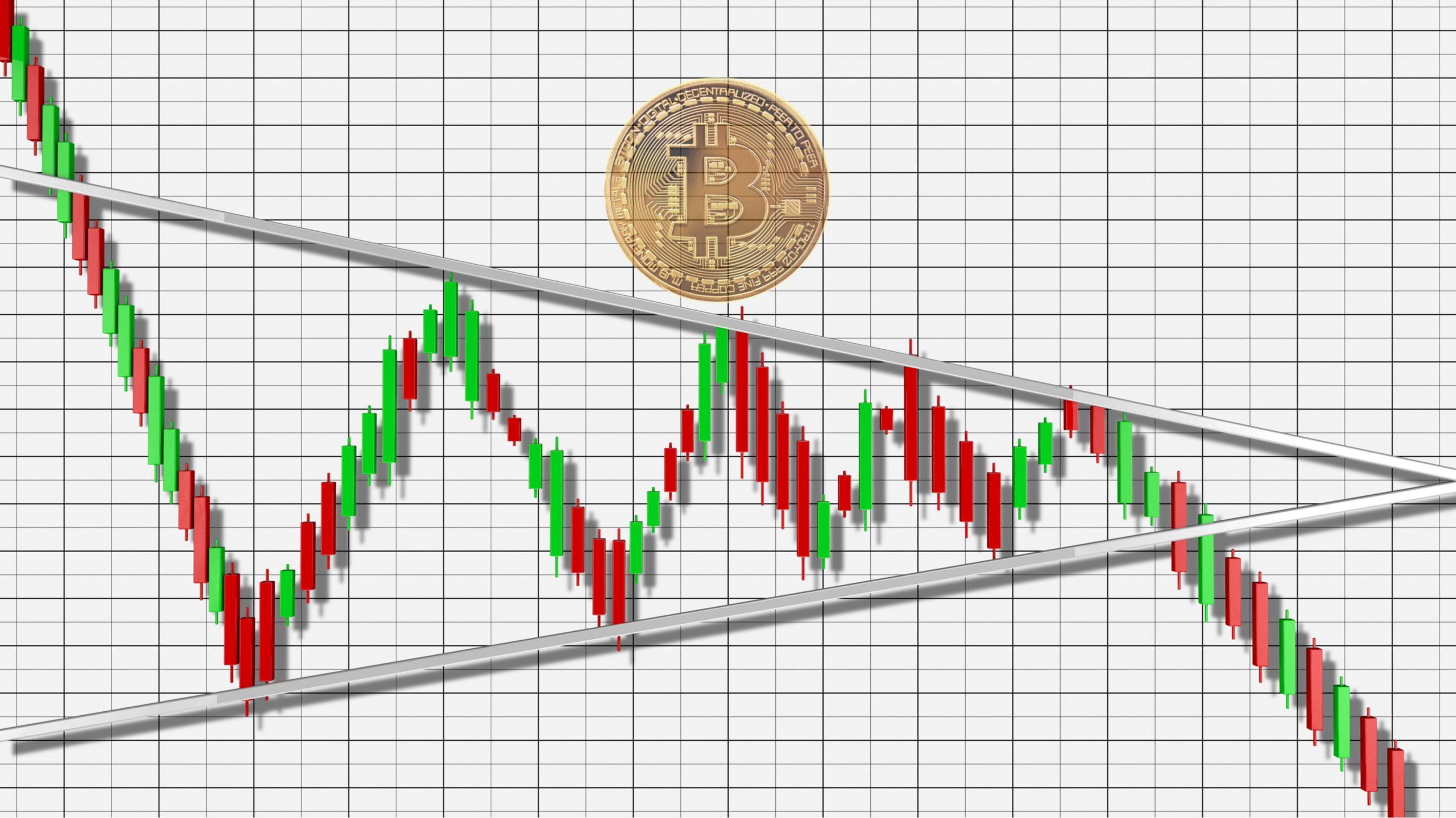 bitcoin price chart pattern bear pennant