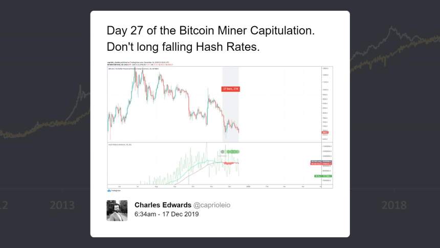 bitcoin miner capitulation