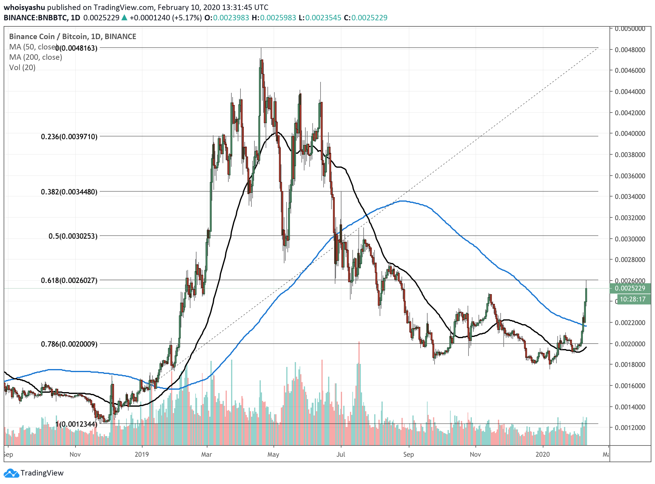 Binance Coin Rises on the Day Bitcoin Fails to Sustain ...