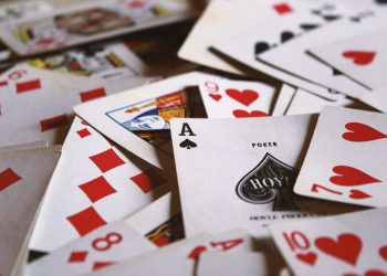 cards stacked bitcoin