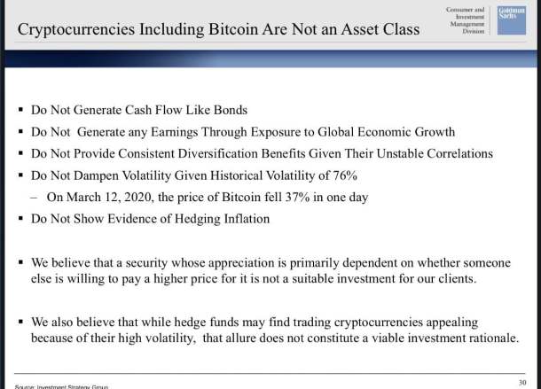bitcoin crypto goldman sachs