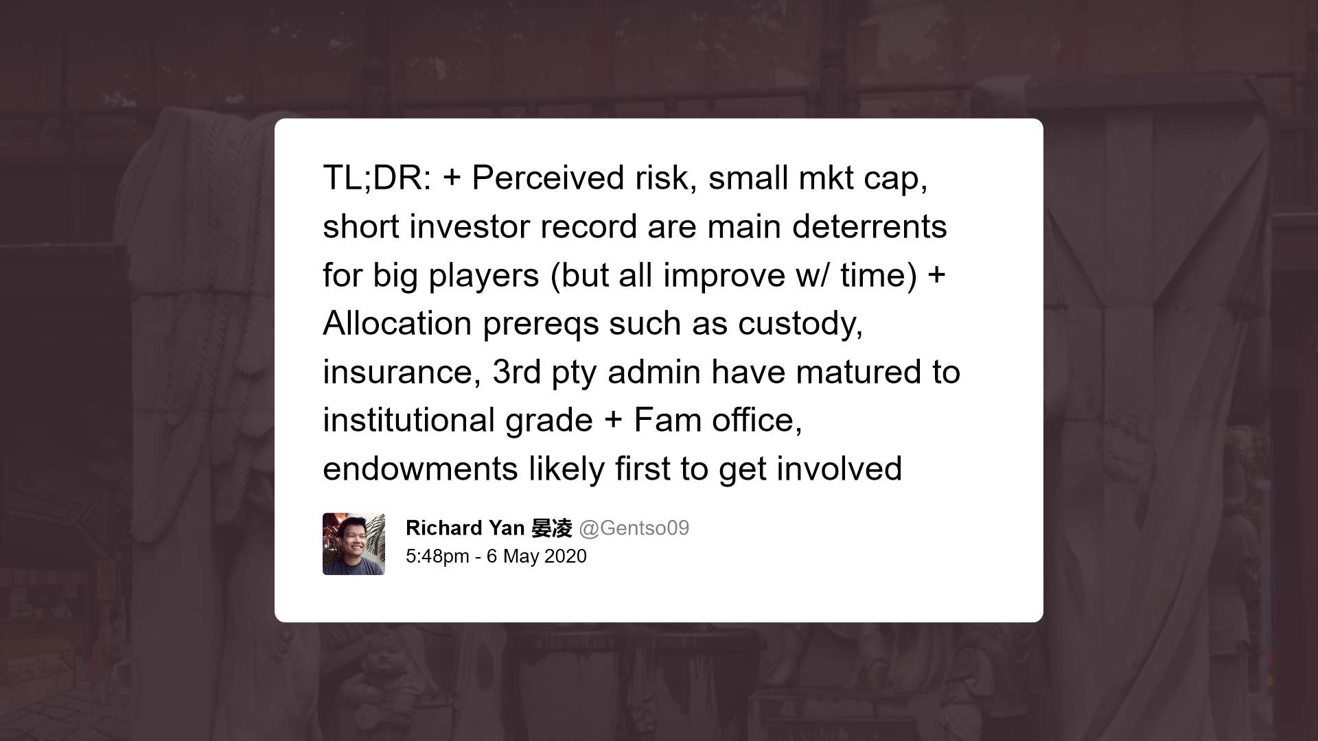 institutional investors are put of from crypto