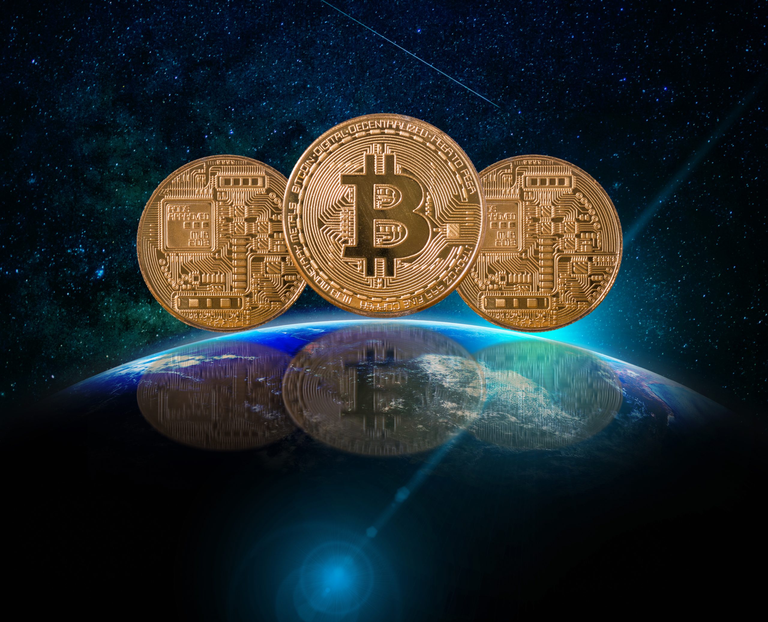 bitcoin supply earth globe population