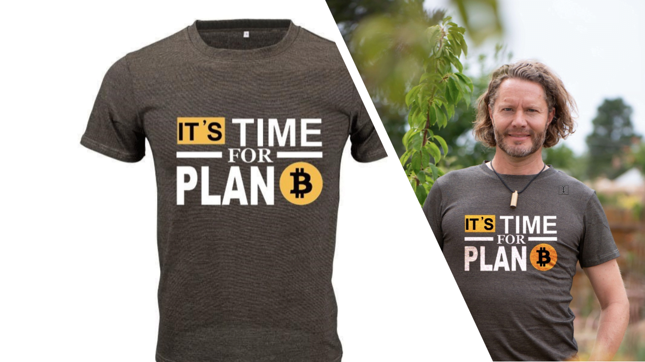 Heal Thyself with Leela Quantum Tech’s ‘Plan B’ Bitcoin Edition Quantum T-Shirt
