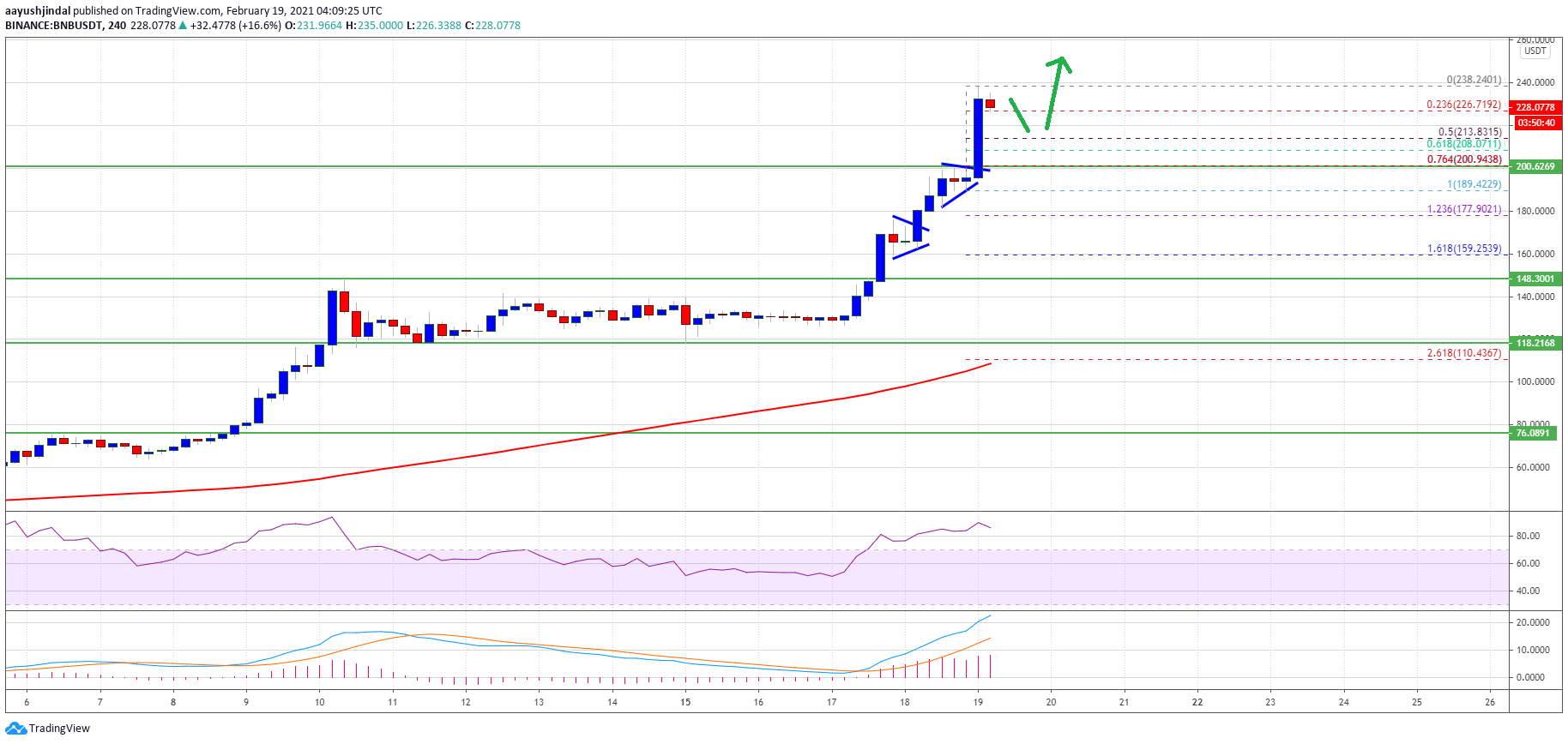 Charted: Binance Coin (BNB) Surges Towards $250, Why Bulls Are Not Done Yet