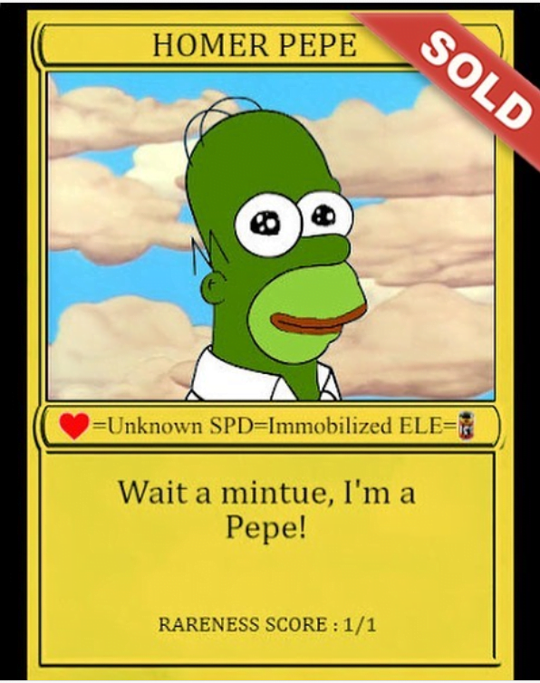 Homer Pepe NFT