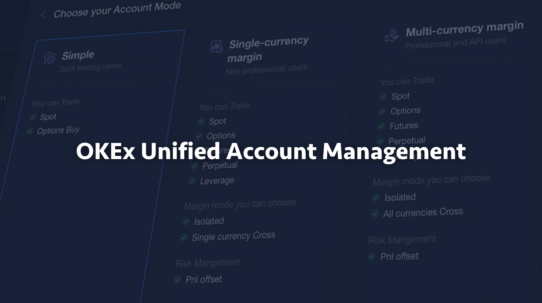 Unified Account