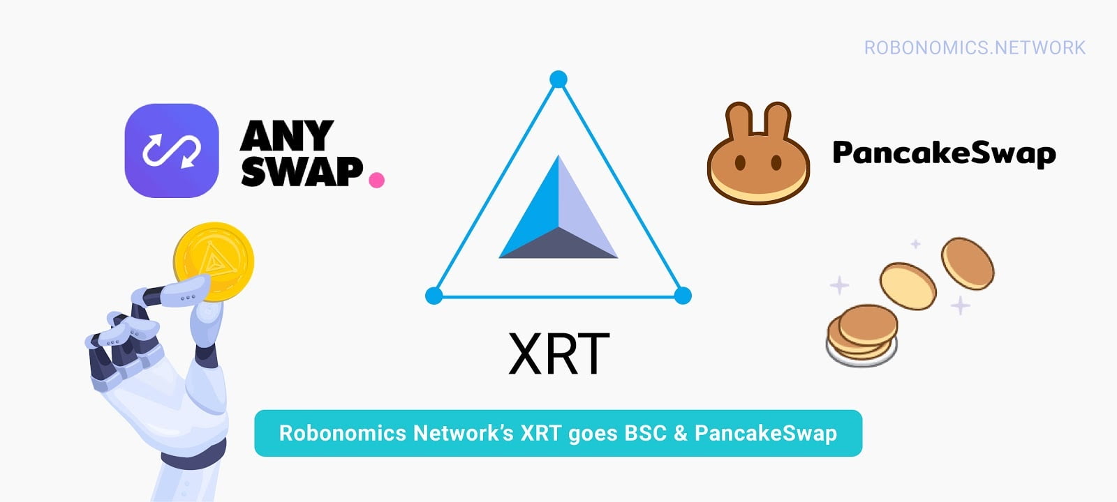 Robonomics expansion: XRT goes to BSC & PancakeSwap