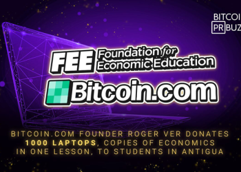Bitcoin.com Founder Roger Ver Donates 1000 Laptops, Copies of Economics in One Lesson, to Students in Antigua