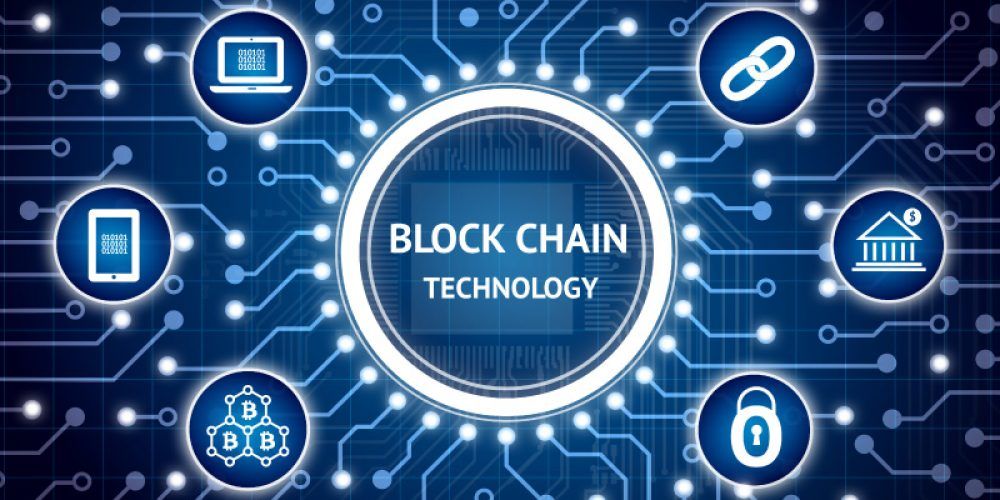 Picture depicting the interconnectedness of blockchain technology, as survey shows blockchain technology is becoming mainstream
