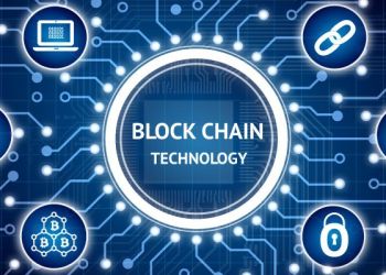 Picture depicting the interconnectedness of blockchain technology, as survey shows blockchain technology is becoming mainstream