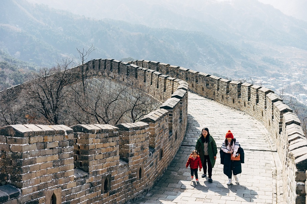 China Model. the great wall of China