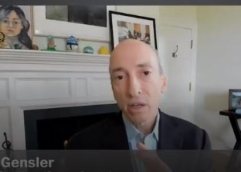 Gary Gensler, screenshot from the interview