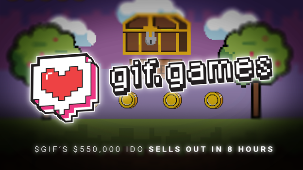 $GIF’s $550,000 IDO Sells Out in 8 Hours as NFT Gaming Takes Centre Stage