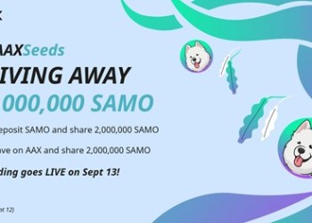 AAX Launches AAXSeeds Listing Project, With 4,000,000 SAMO To Be Airdropped to Participants!