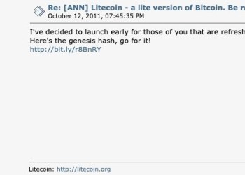 Charlie Lee, Litecoin header