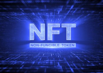 Picture that says NFT and non-fungible tokens written underneath it