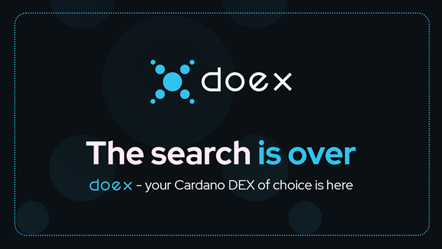 Hype Growing as DOEX Set to Become the First DEX on Cardano