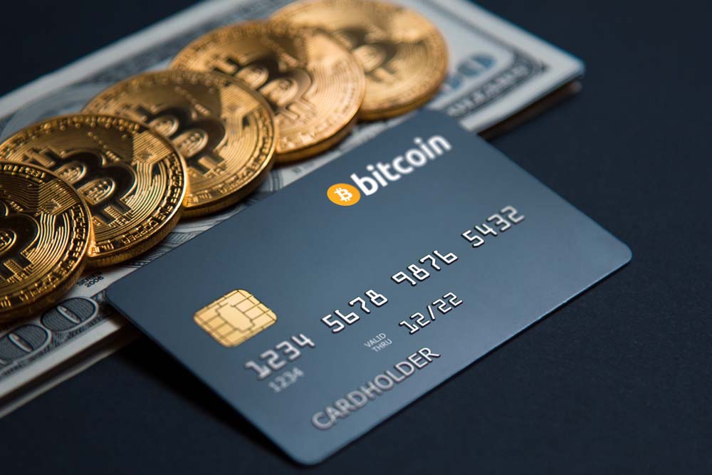 Picture of a bitcoin card