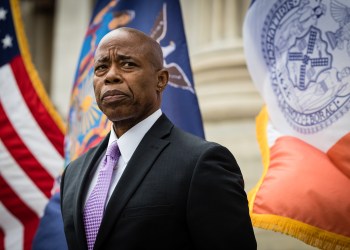 Picture of New York Mayor-elect Eric Adams that says cryptocurrencies should be taught in schools