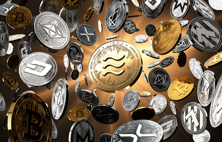 Picture of various altcoins