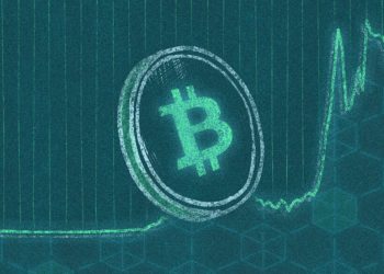 Bitcoin with a market chart