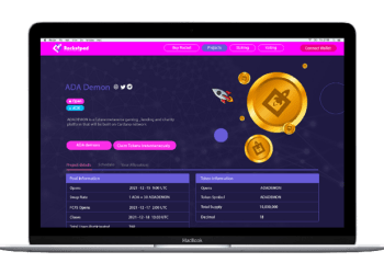 Cardano Based Rocketpad Releases The First Glance of its IDO Launchpad As the Seed Sale Is About To Reach Its Soft Cap. (Progress Release 1.0)
