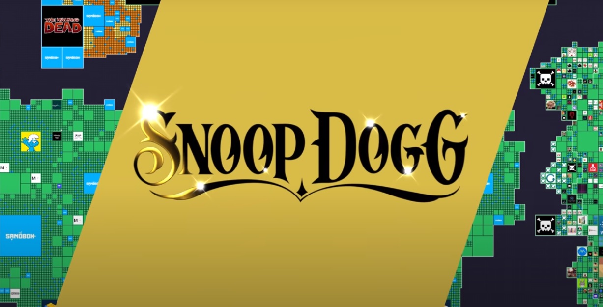 Snoop Dogg and The Sanbox title screen