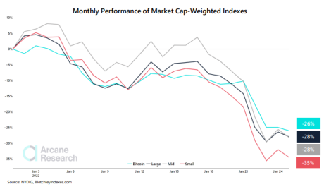 Altcoins Index Performance