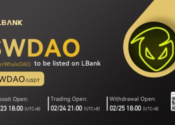 LBank Exchange Will List Super Whale DAO (SWDAO) on February 24, 2022
