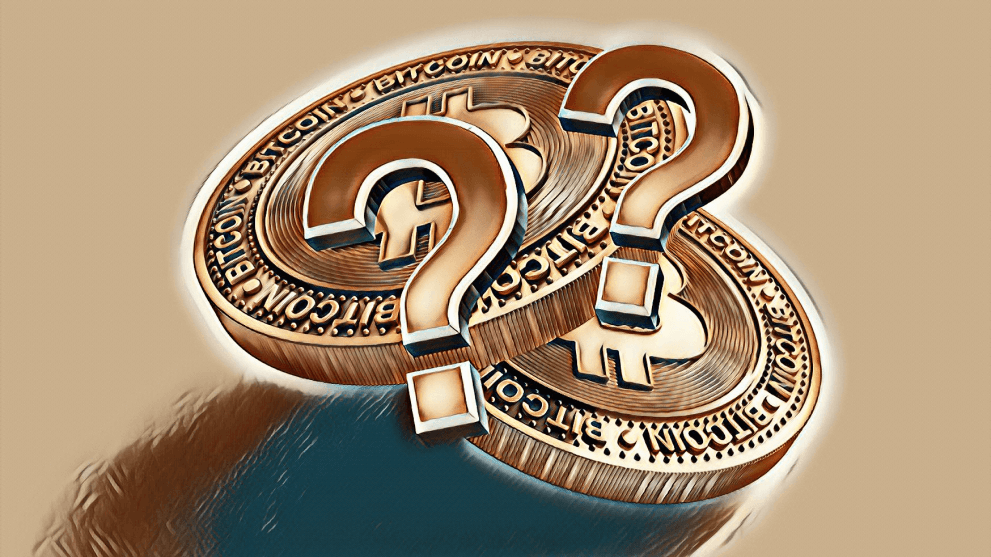 Bitcoin question mark