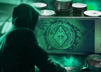 Hacker looking at ethereum