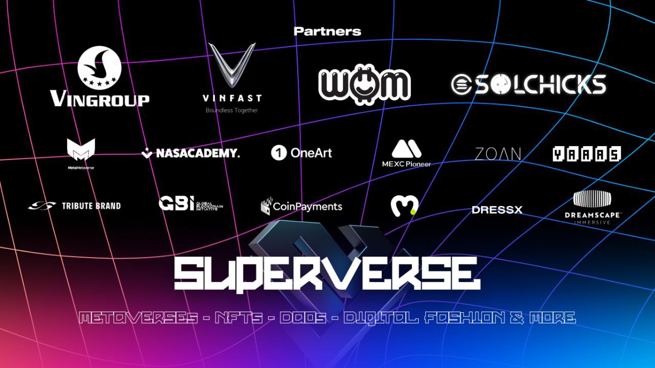The SUPERVERSE web3 summit covering metaverses, NFTs and SocialFi, is kicking off in Dubai | NewsBTC