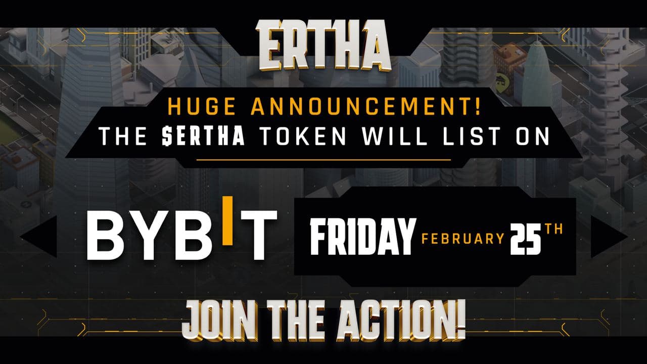 Listado de ERTHA en ByBit Listado de ERTHA en ByBit