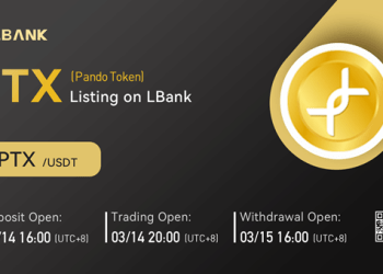 LBank Exchange Will List Pando Token (PTX) on March 14, 2022