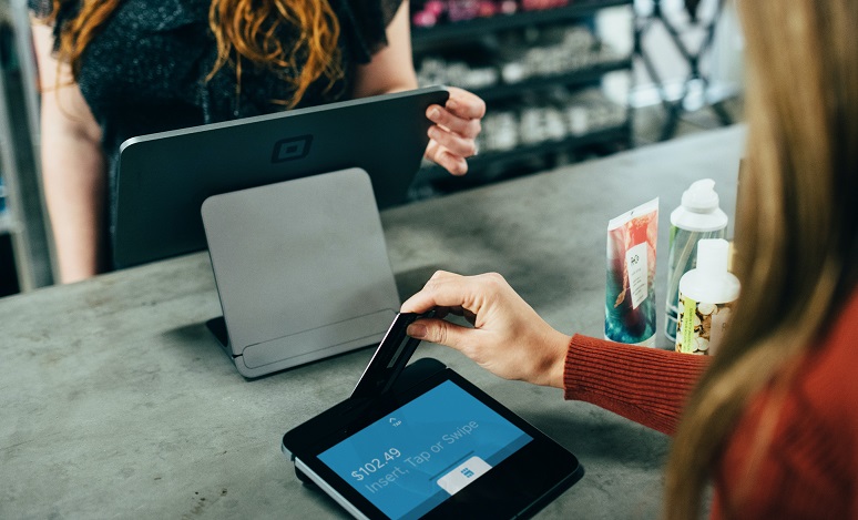 Azteco, two women and a point of sale system