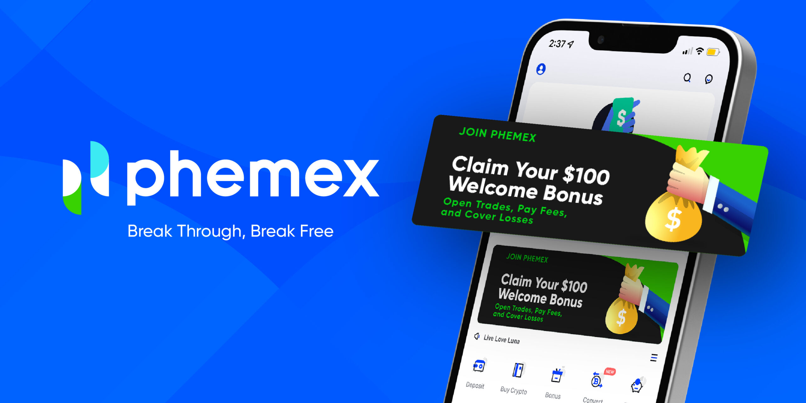 Phemex mobile app provides first class crypto trading even when you are on the go