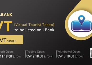 LBank Exchange Will List Virtual Tourist (VT) on May 12, 2022