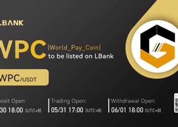 World Pay Coin (WPC) Is Now Available for Trading on LBank Exchange