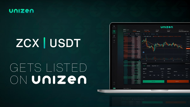 Picture85 Unizen Grows Its CeDeFi Exchange, Adding ZCX/USDT Trading Pair Into The Mix