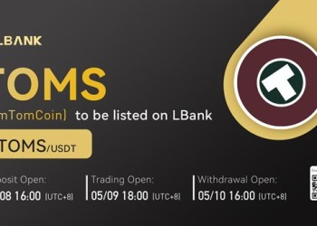 LBank Exchange Will List TomTomCoin (TOMS) on May 9, 2022
