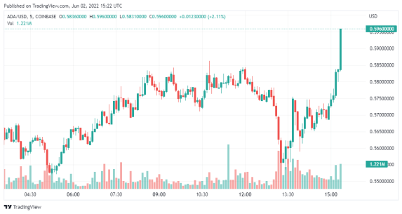 ADA Price Chart